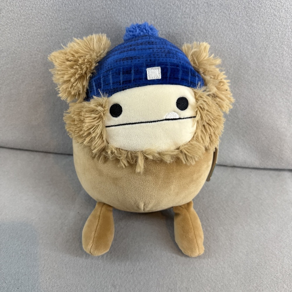 Squishmallow BENNY 7-8" Bigfoot Yeti Hat Kellytoy Gift Toy Stuffed Animal Plush